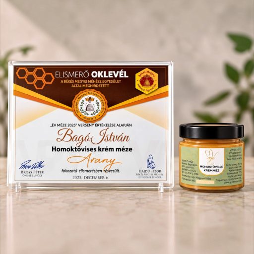 Homoktövises krémméz - 250 g
