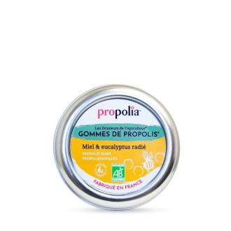   Propolia®  Propolisz gumipasztilla méz és eukaliptusz (45g)