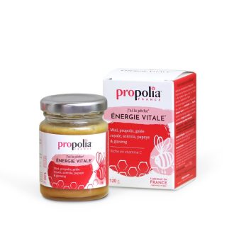   Propolia® Énergie Vitale®  – Méz, Propolisz, Méhpempő, Acerola, Ginzeng, Papaya keverék (120 g)