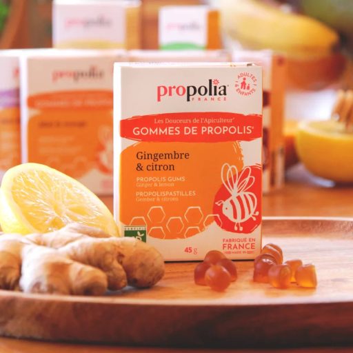 Propolia®  Propolisz gumipasztilla gyömbér és citrom (45 g)